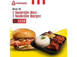 Firebird  Lunch Deal 1 For Rs.1550/-